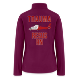 Delray Trauma Resus RN Women’s Soft Shell Jacket - raspberry