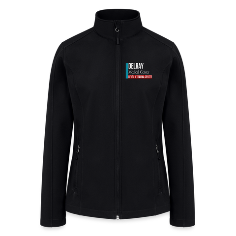 Delray Trauma Resus RN Women’s Soft Shell Jacket - black