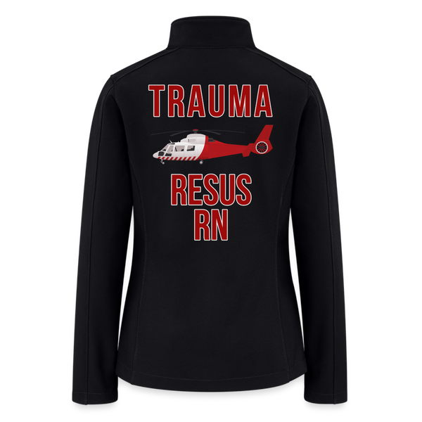 Delray Trauma Resus RN Women’s Soft Shell Jacket - black