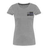 My Favorite Police Officer Calls Me Mom  Women’s Premium Organic T-Shirt(CK4138) Male officer - heather gray