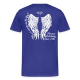 Wife Guardian Angel Men's Premium T-Shirt - royal blue