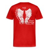 Wife Guardian Angel Men's Premium T-Shirt - red