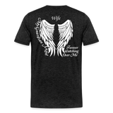Wife Guardian Angel Men's Premium T-Shirt - charcoal grey