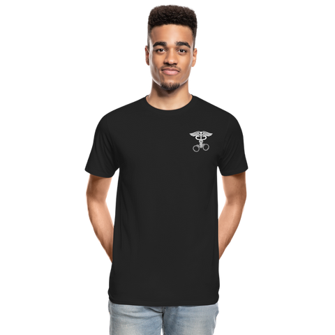 Corrections Nurse Flag Men's Premium T-Shirt Organic - black