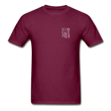 Nurse Flag Gildan Ultra Cotton Adult T-Shirt (CK1213) - burgundy