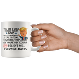 Funny Trump Boss 11 oz Coffee Mug