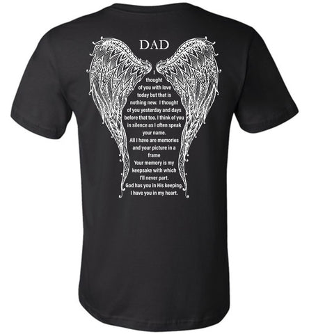 Dad - I Thought Of You Today - In Memory Of Dad T-Shirt - (CK1244)