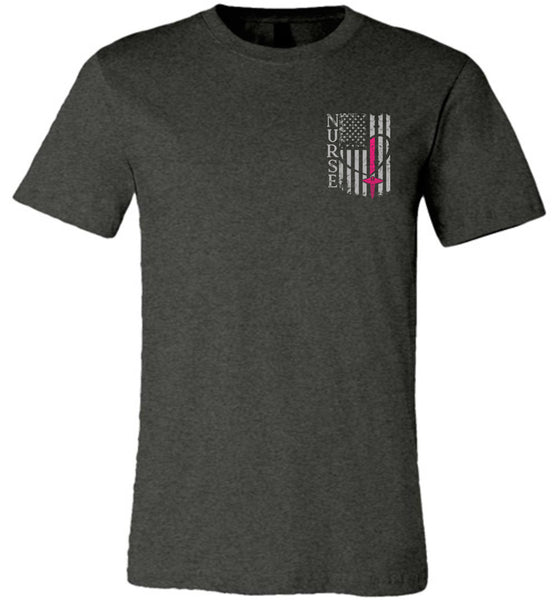Nurse Flag Canvas Dark Heather