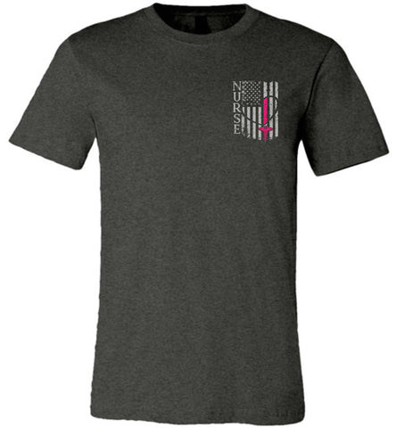 Nurse Flag Canvas Dark Heather