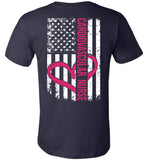 Cardiovascular Nurse Flag Unisex Tee (CK1317)