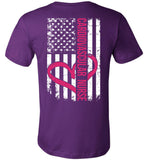 Cardiovascular Nurse Flag Unisex Tee (CK1317)