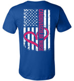 Cardiovascular Nurse Flag Unisex Tee (CK1317)