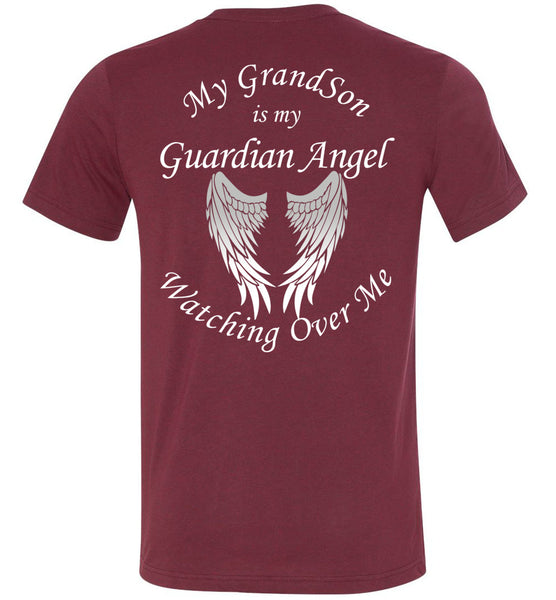 Grandson Guardian Angel Canvas Unisex T-Shirt (CK1742)