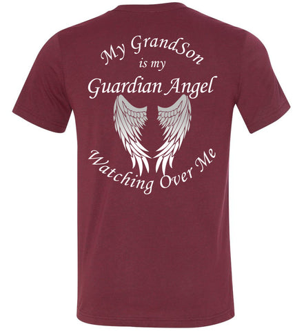 Grandson Guardian Angel Canvas Unisex T-Shirt (CK1742)