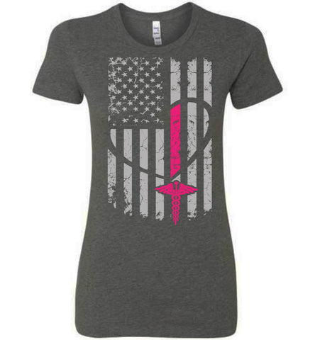 Nurse Flag Bella Ladies T-Shirt