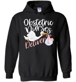 OBSTETRIC NURSES DELIVER PULLOVER HOODIE