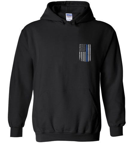 Real Warrior Bleed Blue Unisex Pullover Hoodie
