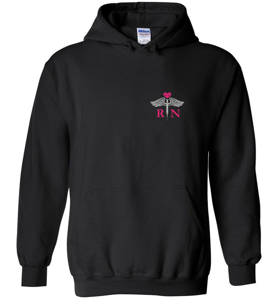 RN Nurse Flag Pullover Hoodie