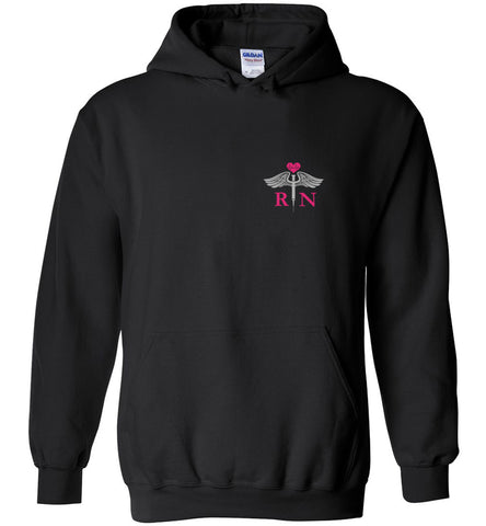 RN Nurse Flag Pullover Hoodie