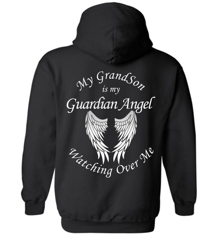 Grandson Guardian Angel Pullover Hoodie