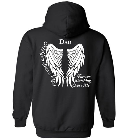 Dad Guardian Angel Hoodie