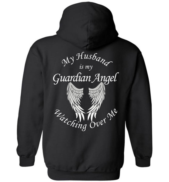 Husband Guardian Angel Pullover Hoodie