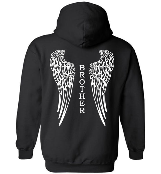 Brother Angle Wings Pullover Hoodie