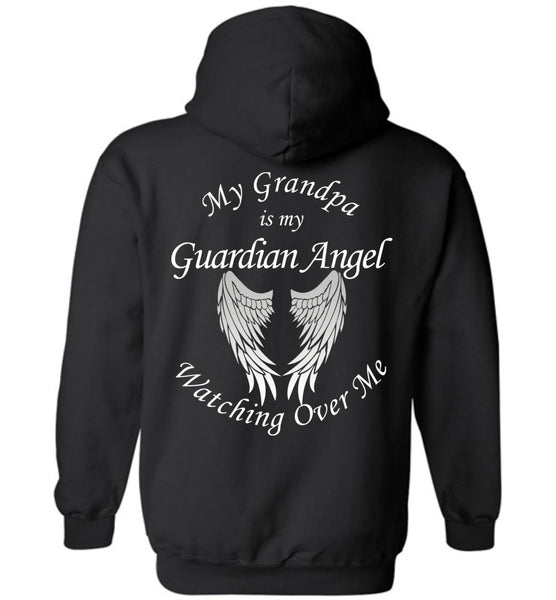 Grandpa Guardian Angel Pullover Hoodie