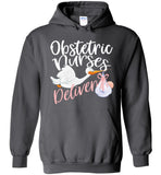 OBSTETRIC NURSES DELIVER PULLOVER HOODIE