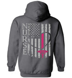 Name Nurse Flag Pullover Hoodie