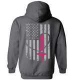 Nurse Flag Pullover Hoodie - Nurse Gift - Hoodie for Nurses Flag Only