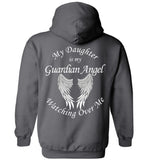 Daughter Guardian Angel Pullover Hoodie