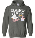 OBSTETRIC NURSES DELIVER PULLOVER HOODIE