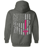 Nurse Flag Pullover Hoodie