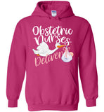 OBSTETRIC NURSES DELIVER PULLOVER HOODIE