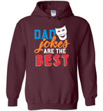 Dad Jokes are the Best - Funny Dad Pullover Hoodie
