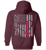Nurse Flag Pullover Hoodie
