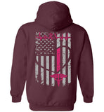 RN Nurse Flag Pullover Hoodie