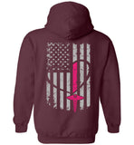 Nurse Flag Pullover Hoodie - Nurse Gift - Hoodie for Nurses Flag Only