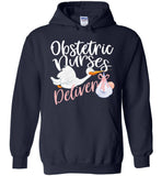 OBSTETRIC NURSES DELIVER PULLOVER HOODIE