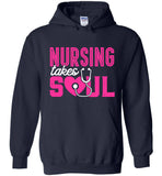 Nursing Takes Soul Pullover Hoodie
