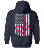 Cardiovascular Nurse - Nurse Flag Pullover Hoodie (CK1320)