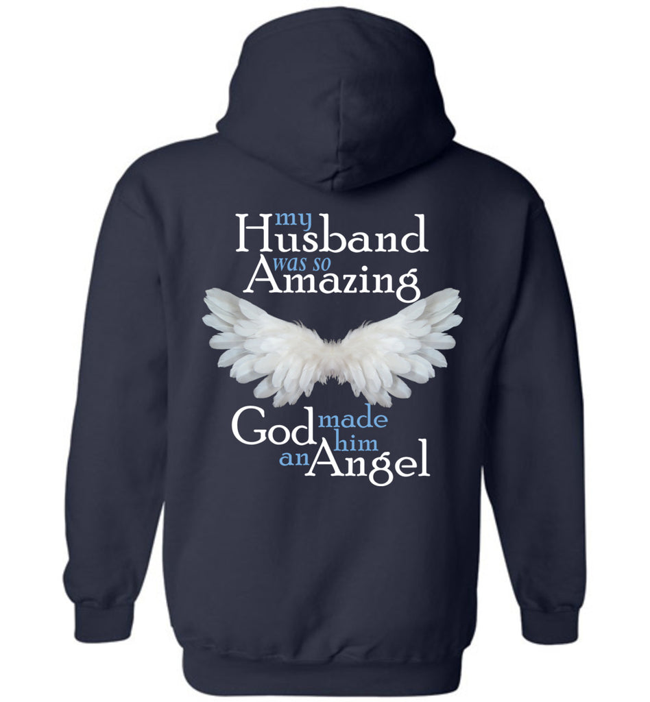 Husband Amazing Angel Pullover Hoodie – CaliKays