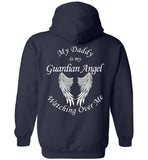Daddy Guardian Angel Pullover Hoodie Youth Sizes
