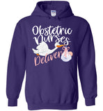 OBSTETRIC NURSES DELIVER PULLOVER HOODIE