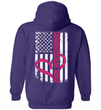 Cardiovascular Nurse - Nurse Flag Pullover Hoodie (CK1320)