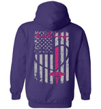 RN Nurse Flag Pullover Hoodie