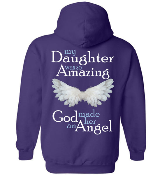Daughter Amazing Angel Pullover Hoodie