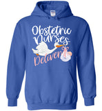 OBSTETRIC NURSES DELIVER PULLOVER HOODIE