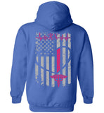 RN Nurse Flag Pullover Hoodie